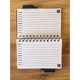 Wellspring Gift #2890 MY KIDS HAVE PAWS Black Wellspring Address Book Purse Sized