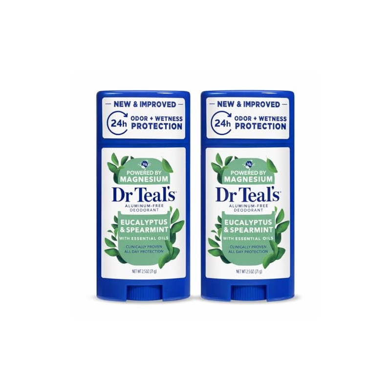 Dr Teal's Dr. Teal's Desodorante sin aluminio – eucalipto –