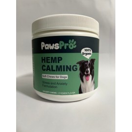PawsPro Calming Chews for Dogs - Chicken Flavor - Calming Support Supplement for Dogs