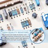 600 Pieces Various Resistance Assortment Kit 10 Ohm-1M Ohm 1%