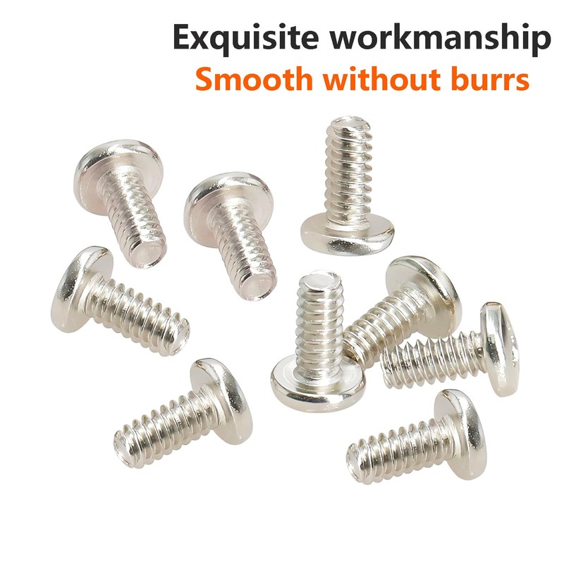 Ctyjia 20 PCS Phillips Pan Head Screws, BM#6-32x5mm Computer Screw,