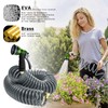 Coil Hose 75FT EVA Coil Garden Hose With 3/4'' Brass