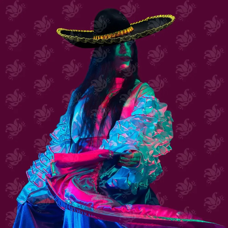 Sombrero Charro Plata Revolución 15 Septiembre México Econom Color Dorado