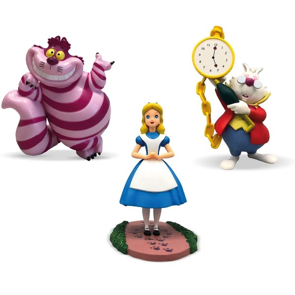 Bullyworld Alice in Wonderland Toy Figures Set with Alice Cheshire