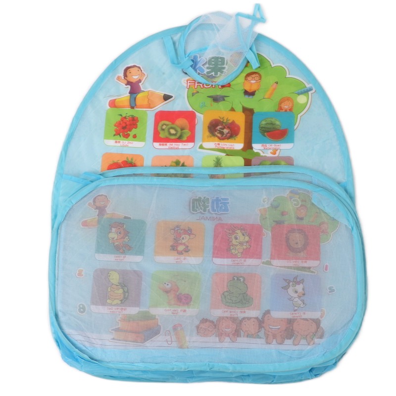 Children's 1.2m Basketball Pool Big Safe Foldable Blue Kids Indoor