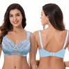 Curve Muse Brasier de cobertura completa de encaje sin forro