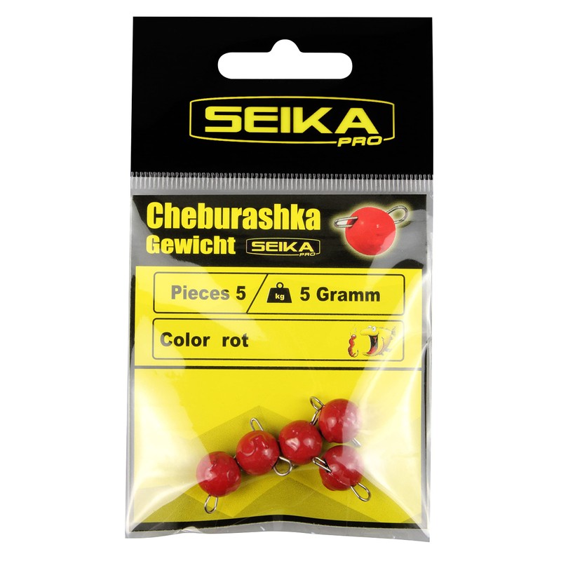Seika Pro FTM Fishing Tackle Max Cheburashka Red 1g
