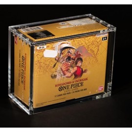 The Acrylic Box - Premium 6 mm Protective Case for One Piece Display Boxes | Perfect Fit for One Piece for Set 4 and All Over Booster Displays | UV Protection & Magnetic Closure + Heartforcards®