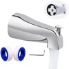Metal Universal Bathroom Tub Spout Compatible with Westbrass E531D-1F-62, Tub
