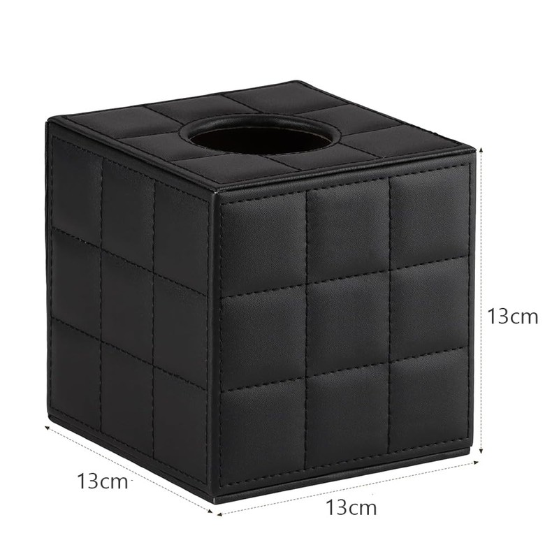 Cube Tissue Box,PU Leather Paper Box,Tissue Box Cover,Square Napkin Rack,Napkin