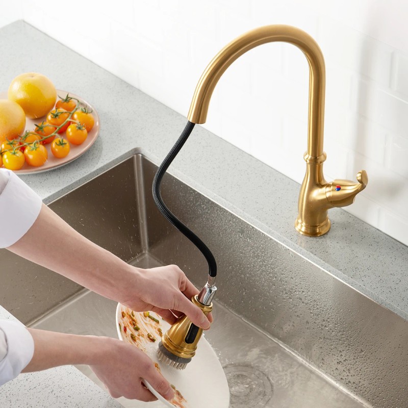High Quality Single-Handle Modern Kitchen Faucet Commercial Home Water Tap