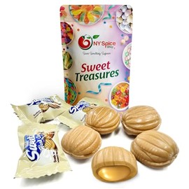 NY Spice Shop Candy Discs Collection (3 Pound (Pack of 1), Caramel Cream Hard Candy)