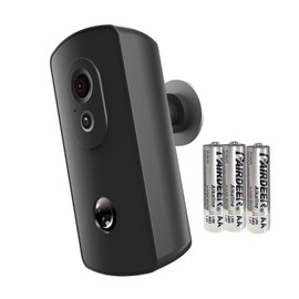 No Subscription Wireless Security Camera, AA Battery Powered,Outdoor & Door
