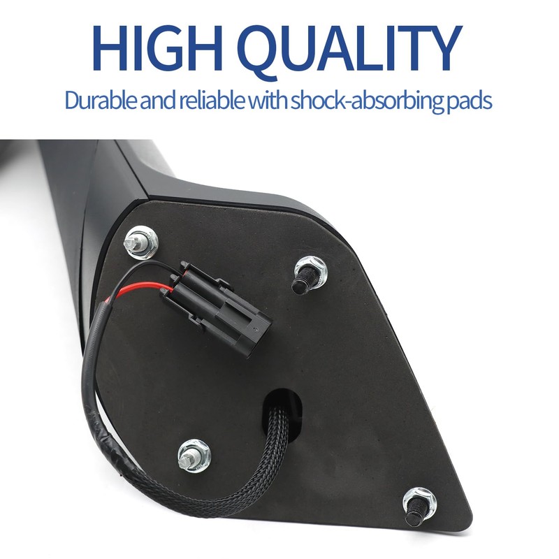 aostirmotor Pair Black Hood Mirrors Fit for New Freightliner Cascadia