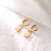 VACRONA Gold Hoop Earrings Huggie Earrings for Women 14k Gold