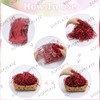 SOFPLATE 100G Gift Basket Filling Paper Red Metallic Shredded Paper