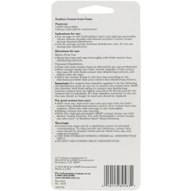 Sight Savers Contact Lens Case by Bausch & Lomb, Compact, Durable, Leak Proof, Pack of 3