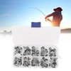 100Pcs Fishing Rod Guide Ring Set Ceramic Guide Eye Sets