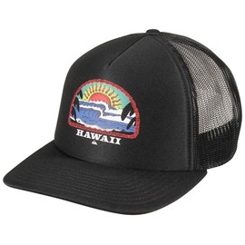 Quiksilver Men's Hi Blazing Sun Trucker Hat, Black