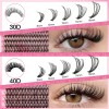 Kit De Extensiones Pestañas D Negro 1.6cm 320p Pink Diy