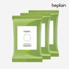 Be-Plain [3 pieces] Mung bean slightly acidic cleansing water tissue / 비플레인 [3개]녹두 약산성 클렌징 워터 티슈