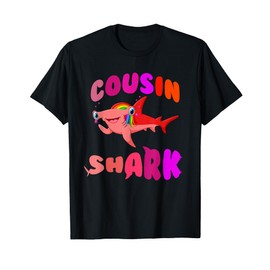 Cousin Shark hammerhead birthday family shark matching T-Shirt