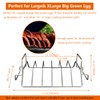 DOLAMOTY Rib Racks for Big Green Egg, Turkey Roasting Rack