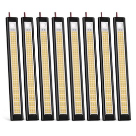 12V LED Light, Enclosed Trailer Light, 12 Volt Lights, 12v LED Lighting for RV Interior, Strip Lights for Trailer, Cargo, Truck, Van, Shed, RV(8Pack, 
