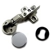 HnFshop 1" (26mm) hole Euro Hydraulic soft close insert Hinge
