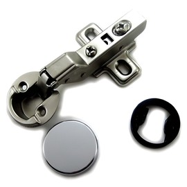 HnFshop 1" (26mm) hole Euro Hydraulic soft close insert Hinge for Cabinet Glass door