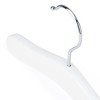 HANGERWORLD 6 Childrens 25cm White Wooden Baby Toddler Coat Clothes