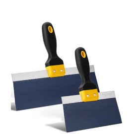 Bates- Taping Knife Set, 2 Pack, 8 & 12 Inch, Blue Steel Drywall Taping Knife