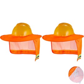 Unikato Helmet, Sun Protection, Neck Guard for Helmet Attachment, Set of 2, Foldable, Portable, Convenient, UV Protection, Heatstroke Prevention, Heat Prevention Goods, Perfect for Outdoor Work,