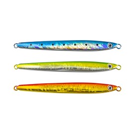 Orurdo qb100162b31n0 Cylindrical Rod Shaped Metal Jig (Slow Jig) 4.2 oz (120 g) 3 Color Set A