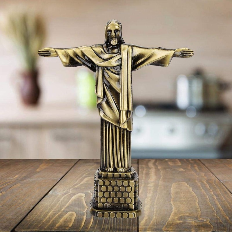 Christ Statue Model, Brazil Landmarks Model, Religious Desktop for Gift