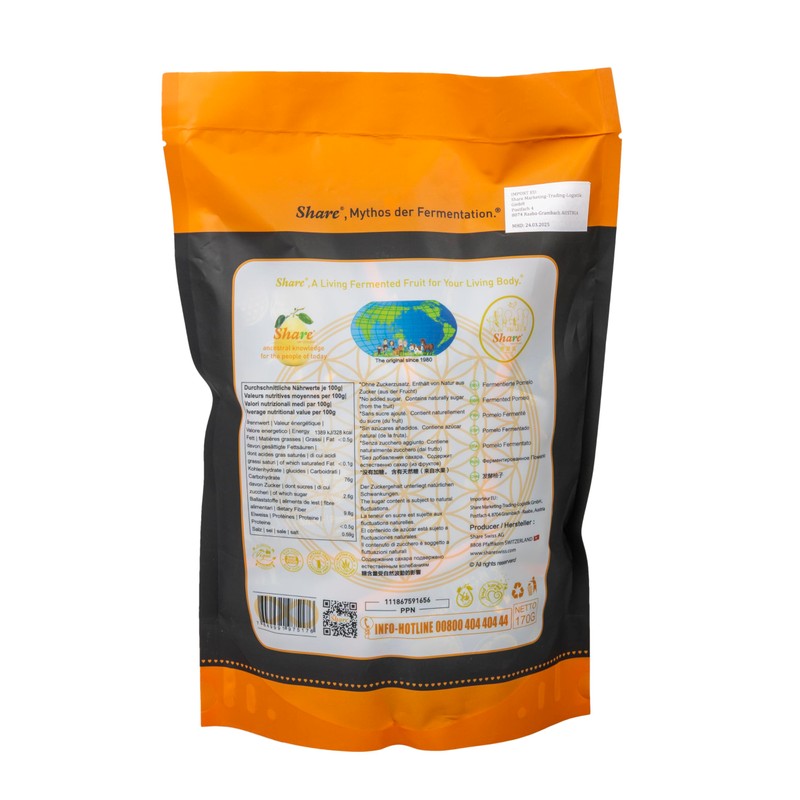 Share Pomelozzini 0,375lb | Original fermented naturally grown grapefruit, fermentation