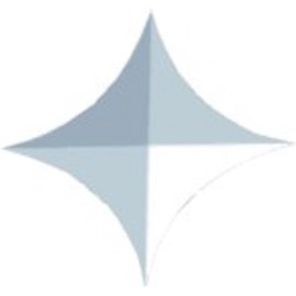 Clear Concave Pointed Star Bevels 3-7/8"x 5-1/2 (10)