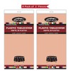 Peach Plastic Tablecloths 2 Pack Rose Gold Disposable Table Covers