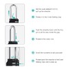 Combination Padlock, [2.6inch Long Shackle] Diyife 4 Digit Combination Lock,
