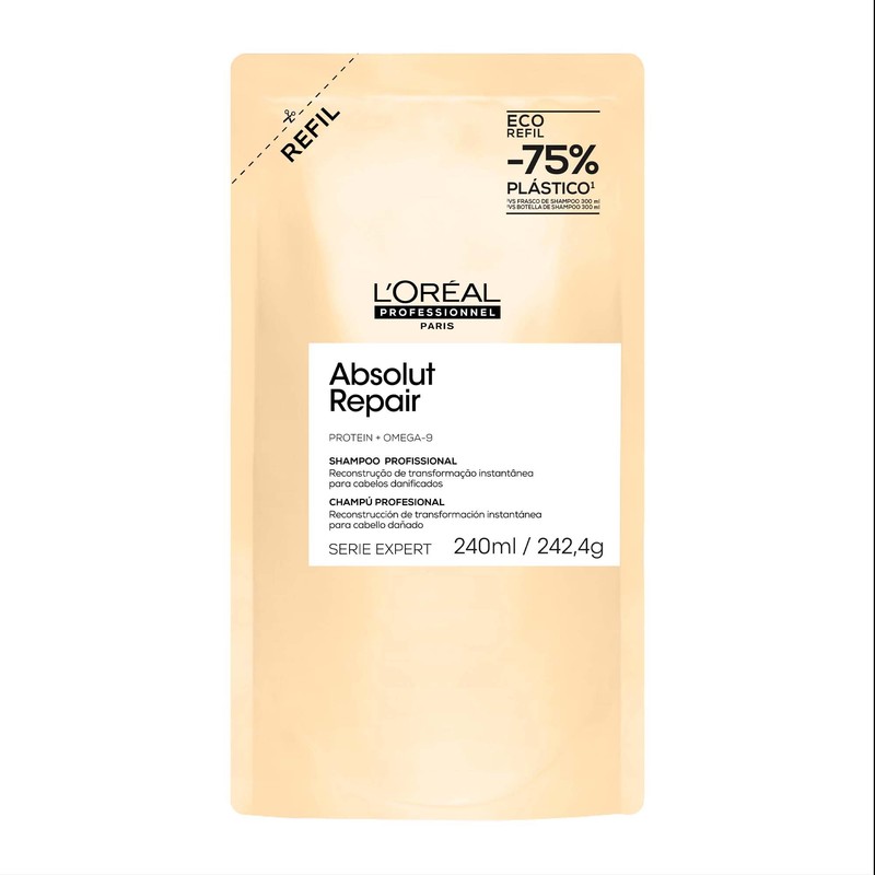 L'Oreal Professionnel Absolut Repair Shampoo Refill| Repara el daño y
