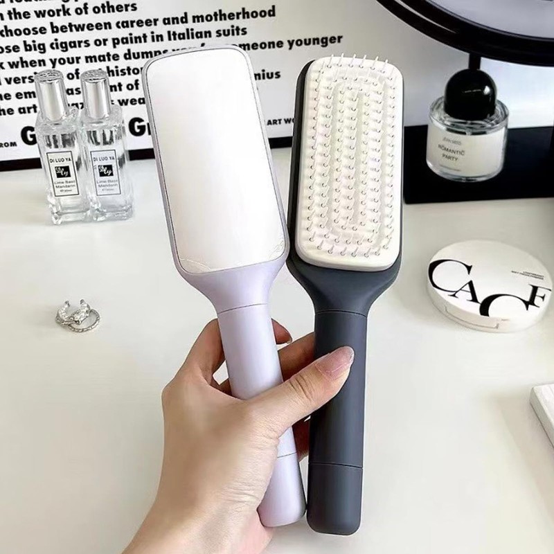 Itadaku Self Cleaning Hair Brush for Women, One-Click Cleaning Comb,