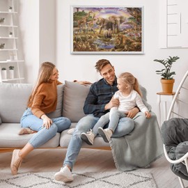 CHengQiSM Wild Animal Jigsaw Puzzle 1000 Pieces for Adults - Hard Impossible Adult Puzzle - Home Room Decoration (70.0 cm x 50.0 cm)