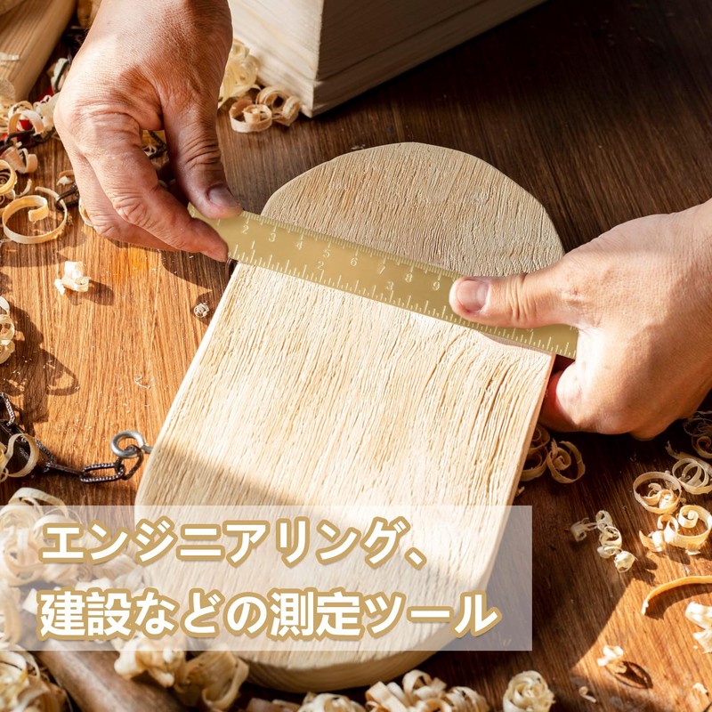 15cm Vintage Brass Ruler Copper Ruler Straight Ruler Drawing Ruler