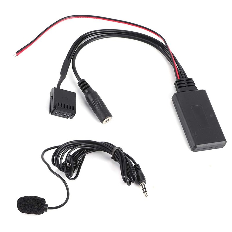 Bluetooth Aadapter, Car Bluetooth AUX IN Cable Adapter with Microphone
