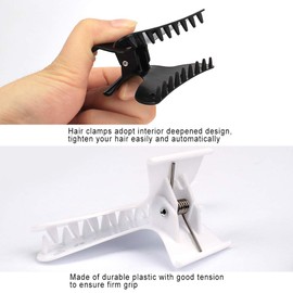 Hair Clips for Women,CIEHER 24 Pack Hair Clips for Styling Sectioning,Butterfly Hair Clips,Chip Clips,Hair Claw,Butterfly Hair Clamps（Black and White）