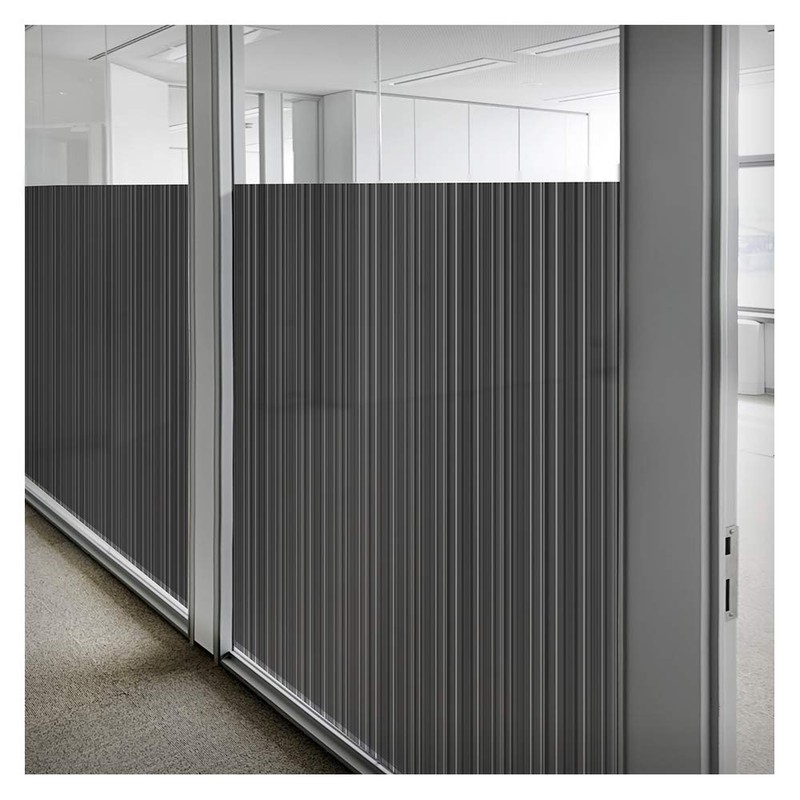 BDF 4BKSTR Decorative Window Film Black Stripe - 36in X