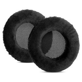 TaiZiChangQin MDR-CD770 Replacement Ear Pads Compatible with Sony MDR-CD 770 MDR-CD770 MDR CD770 Headphones (Black Velour Ear Pads)