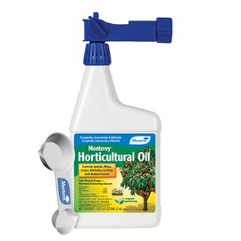 Monterey Horticultural Oil Ready to Spray Bundled with Garden Measuring Spoon - Treatment for Control of Insects - OMRI Listed - 32 oz