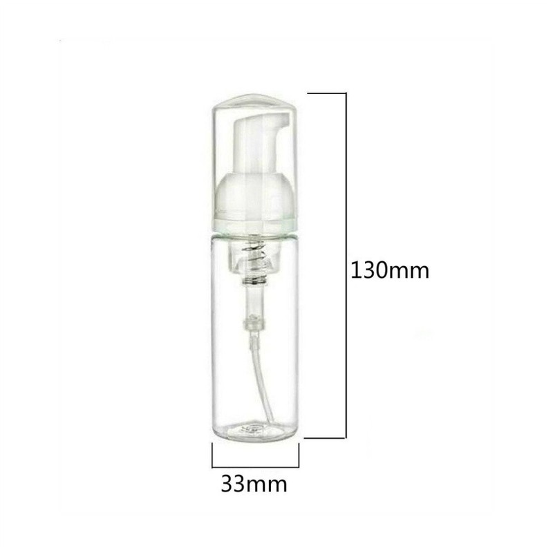 Shopdp 4-Piece Set, Transparent Foam Pump Bottle, Foam Soap Pump,