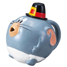 Sunart SAN3709 Tom and Jerry Taffy Teapot, Approx. 20.3 fl oz (600 ml), Gray